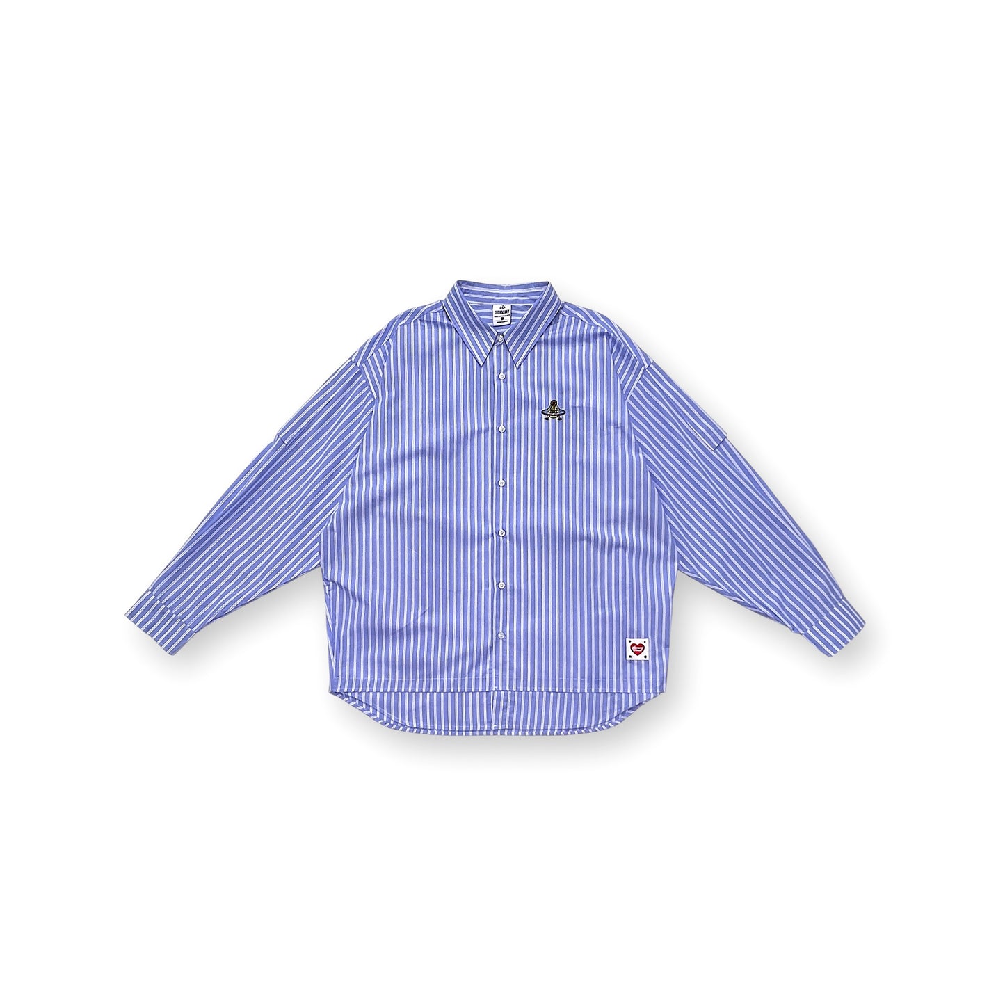 "UFO" DOUBLE LAYERS OVERSIZED SHIRT