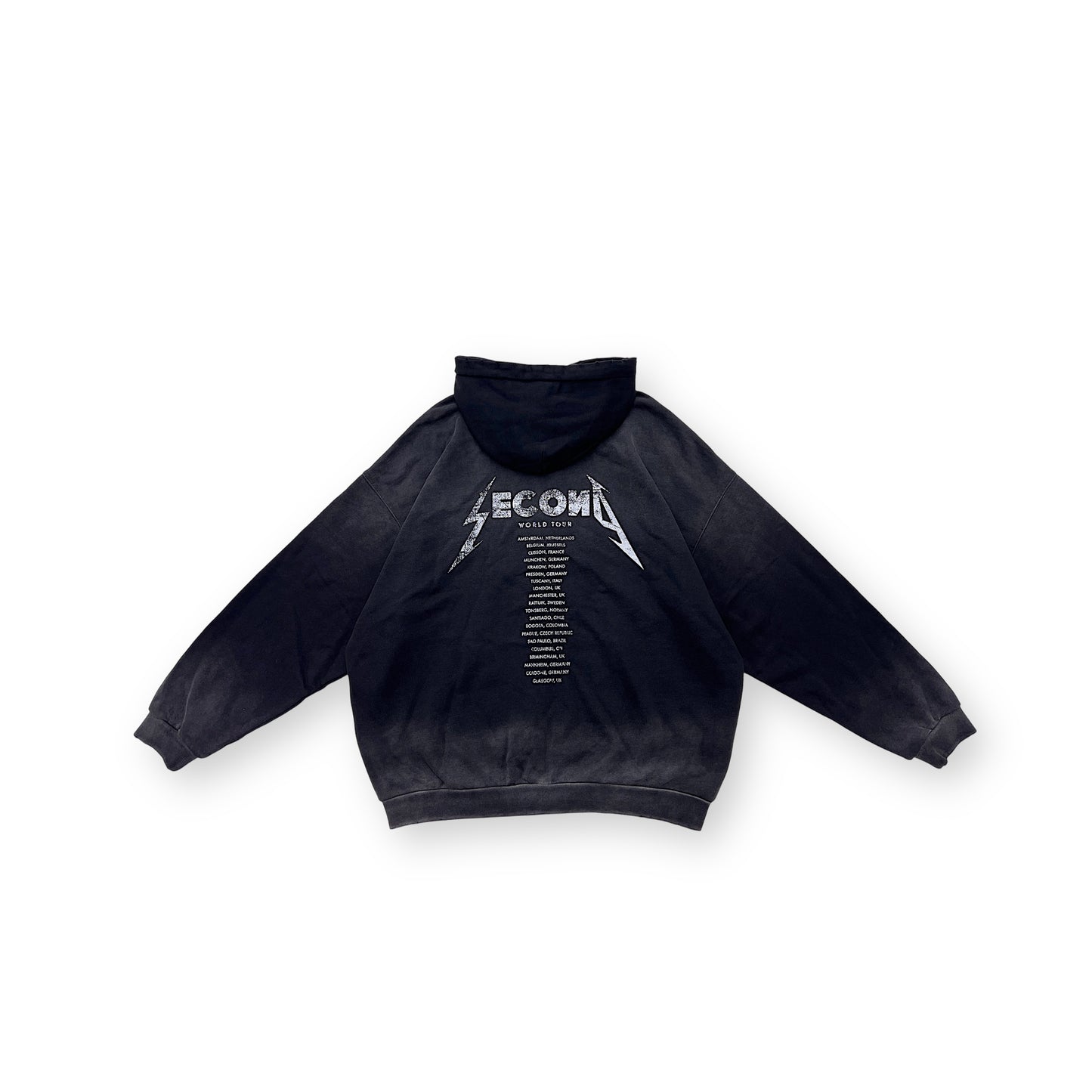 "FREEDAMN ME" WASHED ZIP UP JACKET