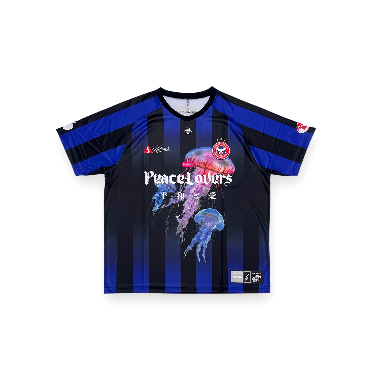 2ND CLOSET "JELLY FISH" SOCCER JERSEY T-SHIRT