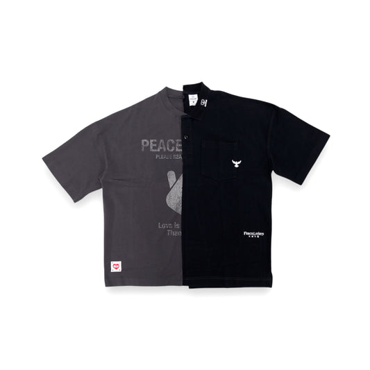2ND CLOSET "PEACE PIGEON" REWORKED POLO SHIRT