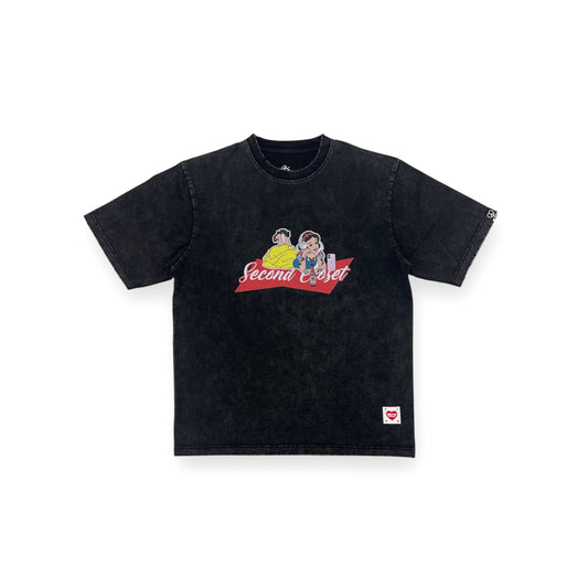 "ME-TIME" SNOW WHITE PRINTED T-SHIRT