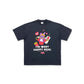 "VERY HAPPY MEAL"PRINTED T-SHIRT