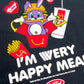 "VERY HAPPY MEAL"PRINTED T-SHIRT