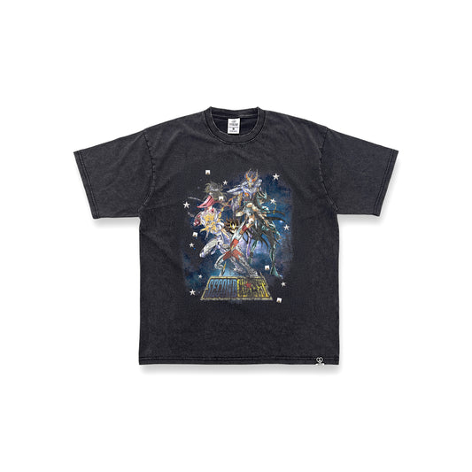 “SAINT SEIYA” PRINTED WASHED T-SHIRT