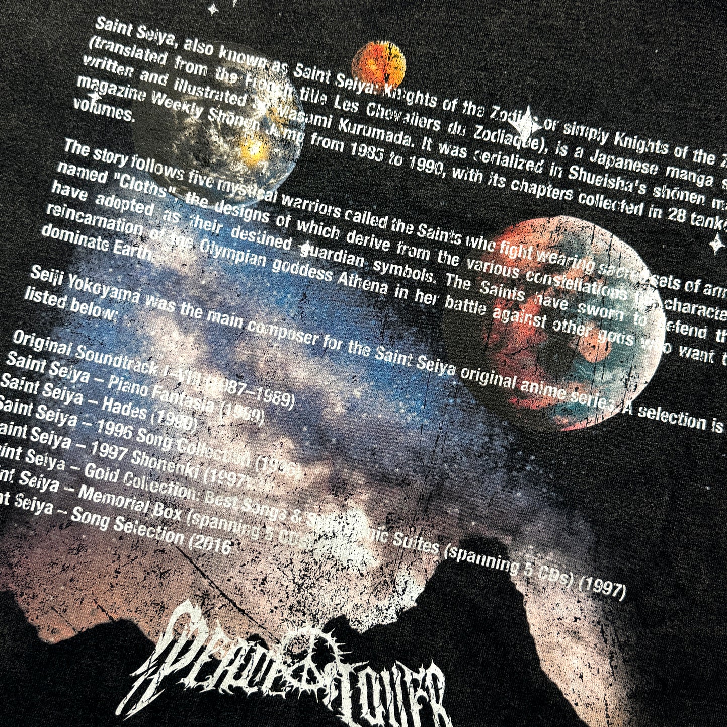 “SAINT SEIYA” PRINTED WASHED T-SHIRT