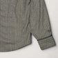 WOODBLOCK WOOL STRIPE BASEBALL SHIRT - GREY