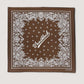 WOODBLOCK BANDANA SCARF