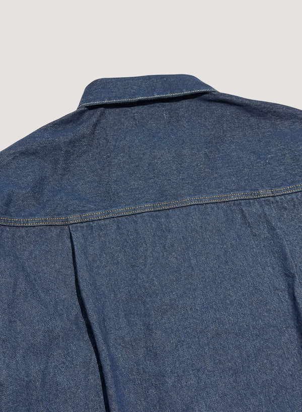 WOODBLOCK 2ND TYPE DENIM JACKET - DARK INDIGO