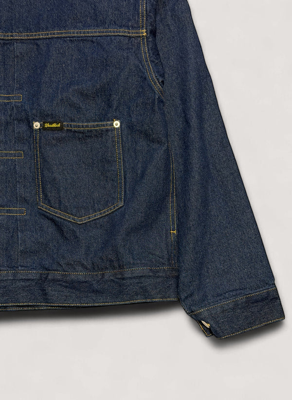 WOODBLOCK 2ND TYPE DENIM JACKET - DARK INDIGO