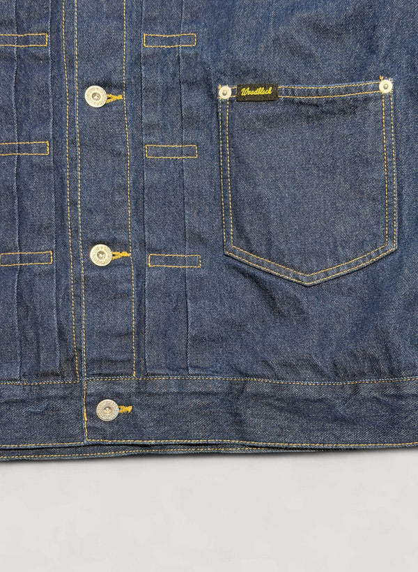 WOODBLOCK 2ND TYPE DENIM JACKET - DARK INDIGO