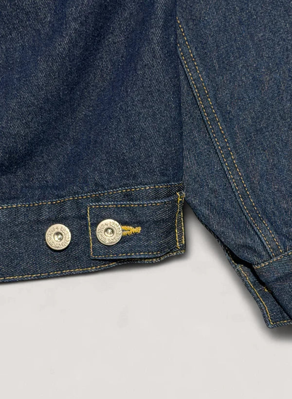 WOODBLOCK 2ND TYPE DENIM JACKET - DARK INDIGO