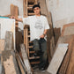 DUSTY WASH POKER TEE