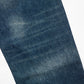 DUSTY THRASHED DENIM PANTS