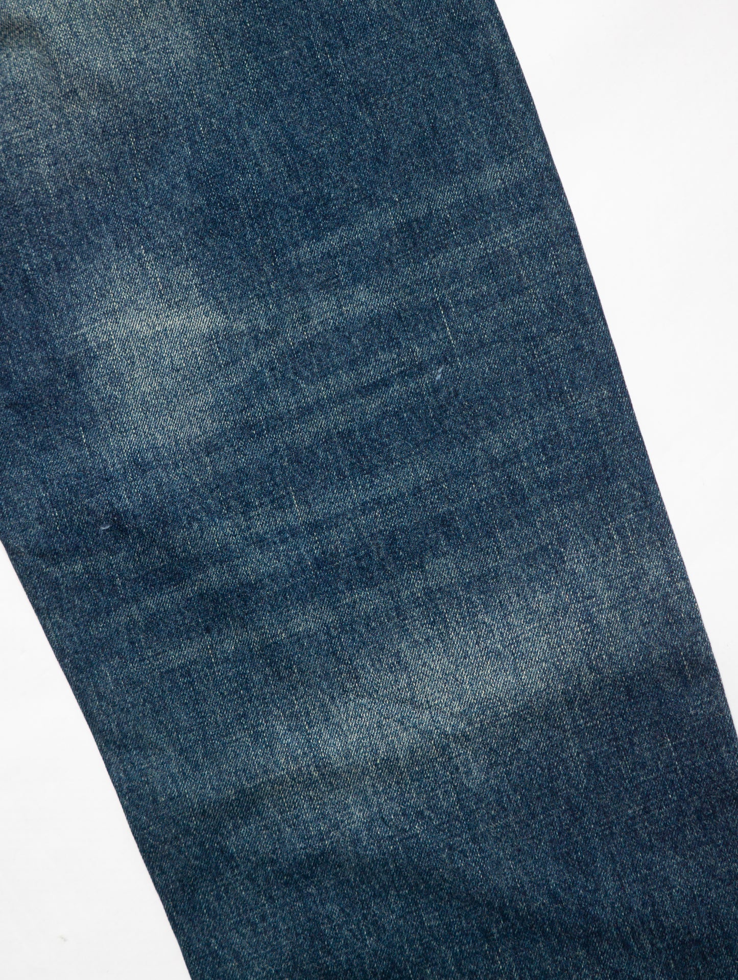 DUSTY THRASHED DENIM PANTS
