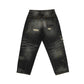 TRASHED DENIM PANTS