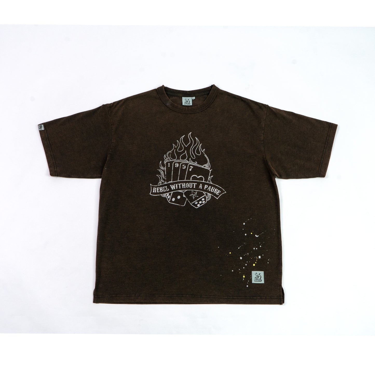 DUSTY WASH POKER TEE