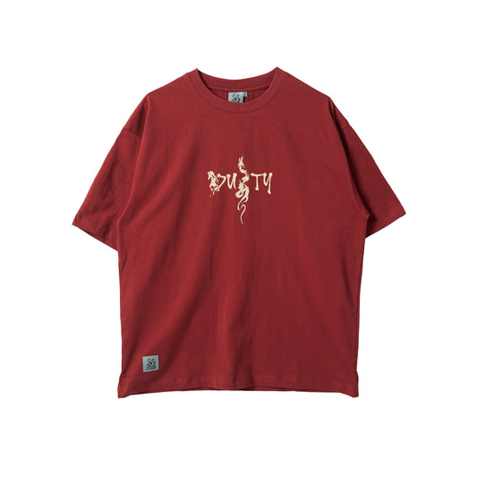 DUSTY "FULL OF VITALITY" TEE - RED