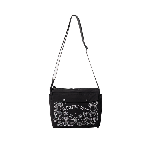 PAISLEY EMB. TEFLON 2 WAY MESSENGER BAG - FF1410