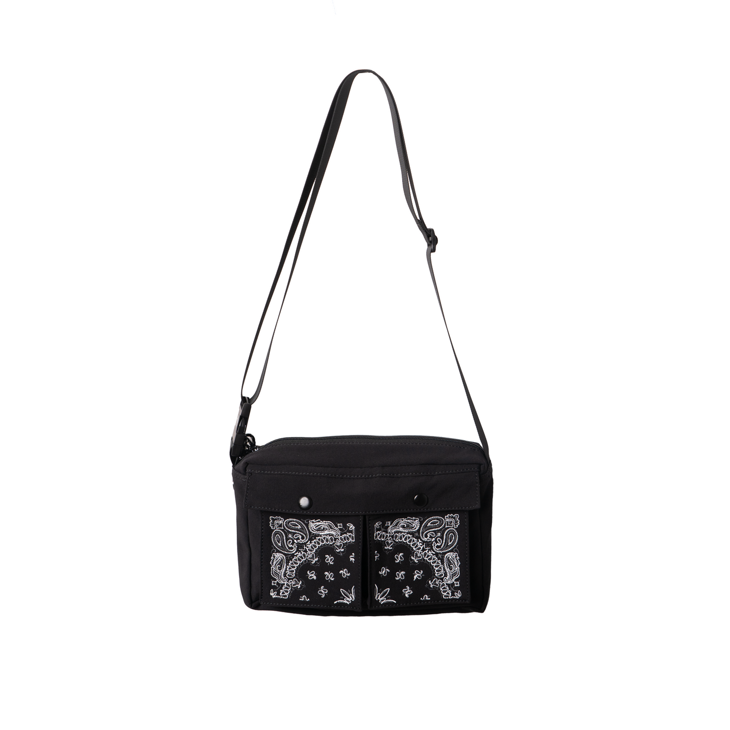 PAISLEY EMB. TEFLON 2 WAY MESSENGER BAG - FF1410