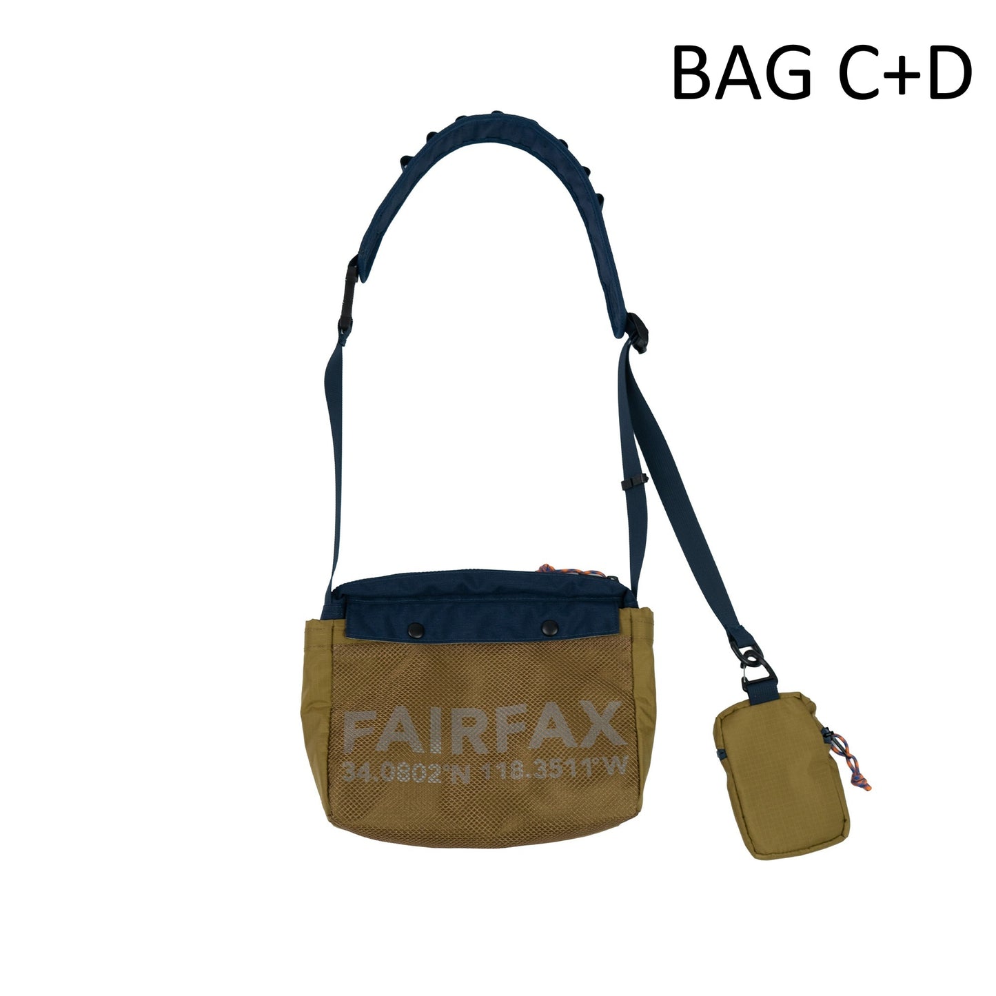 FAIRFAX 2-WAY MESSENGER BAG