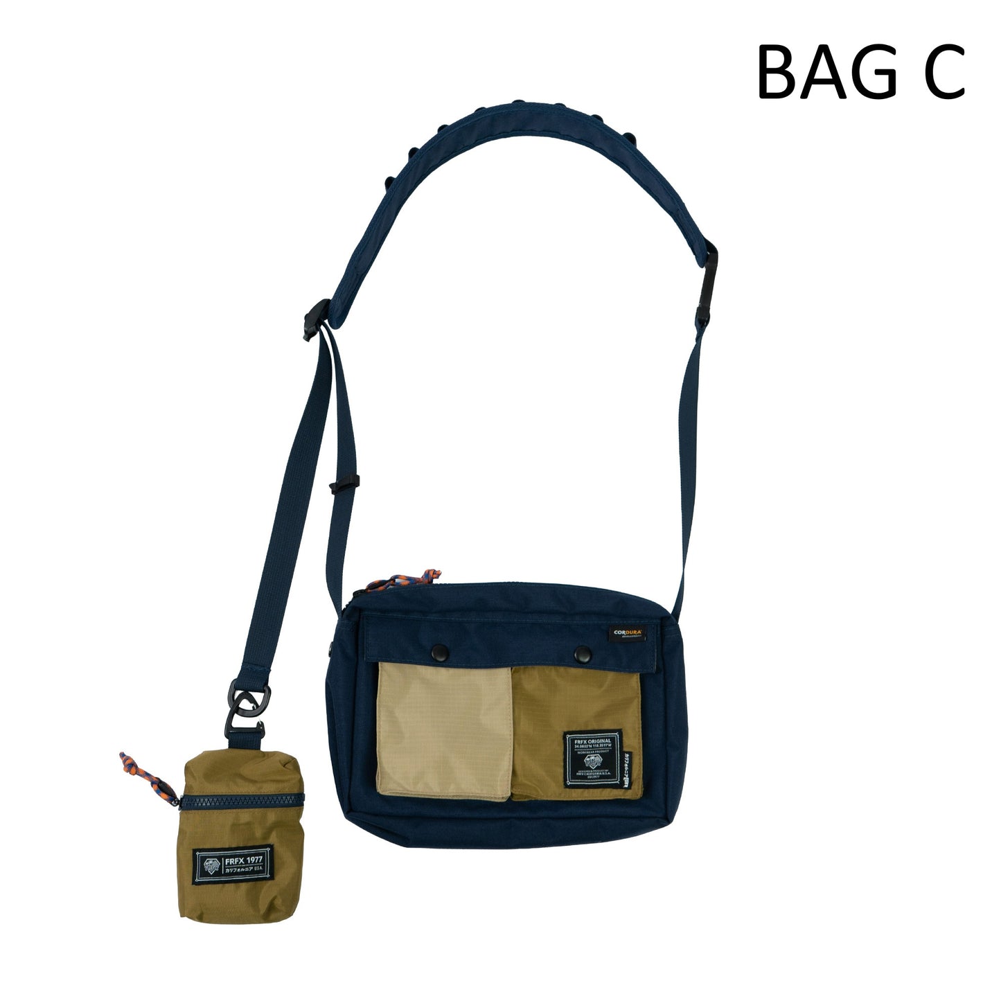 FAIRFAX 2-WAY MESSENGER BAG