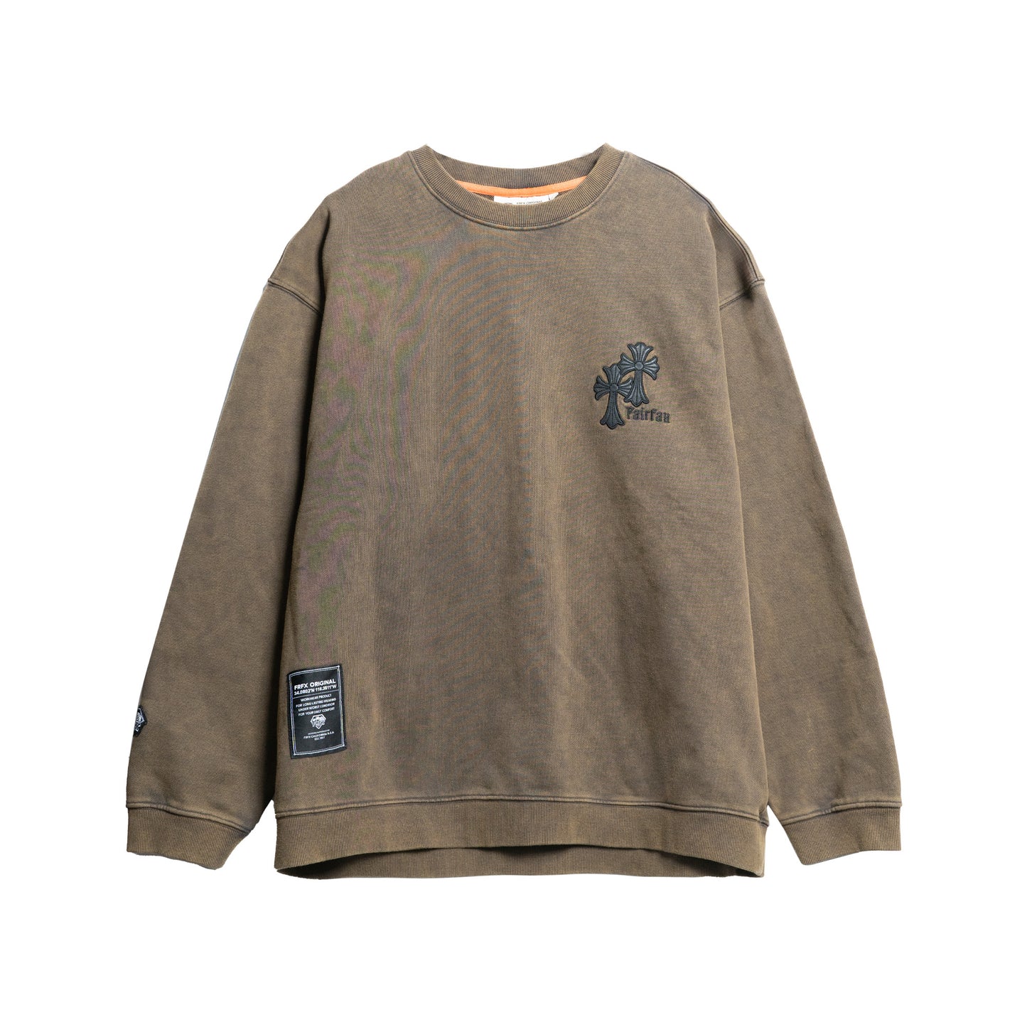 FAIRFAX DOUBLE CROSS CREWNECK