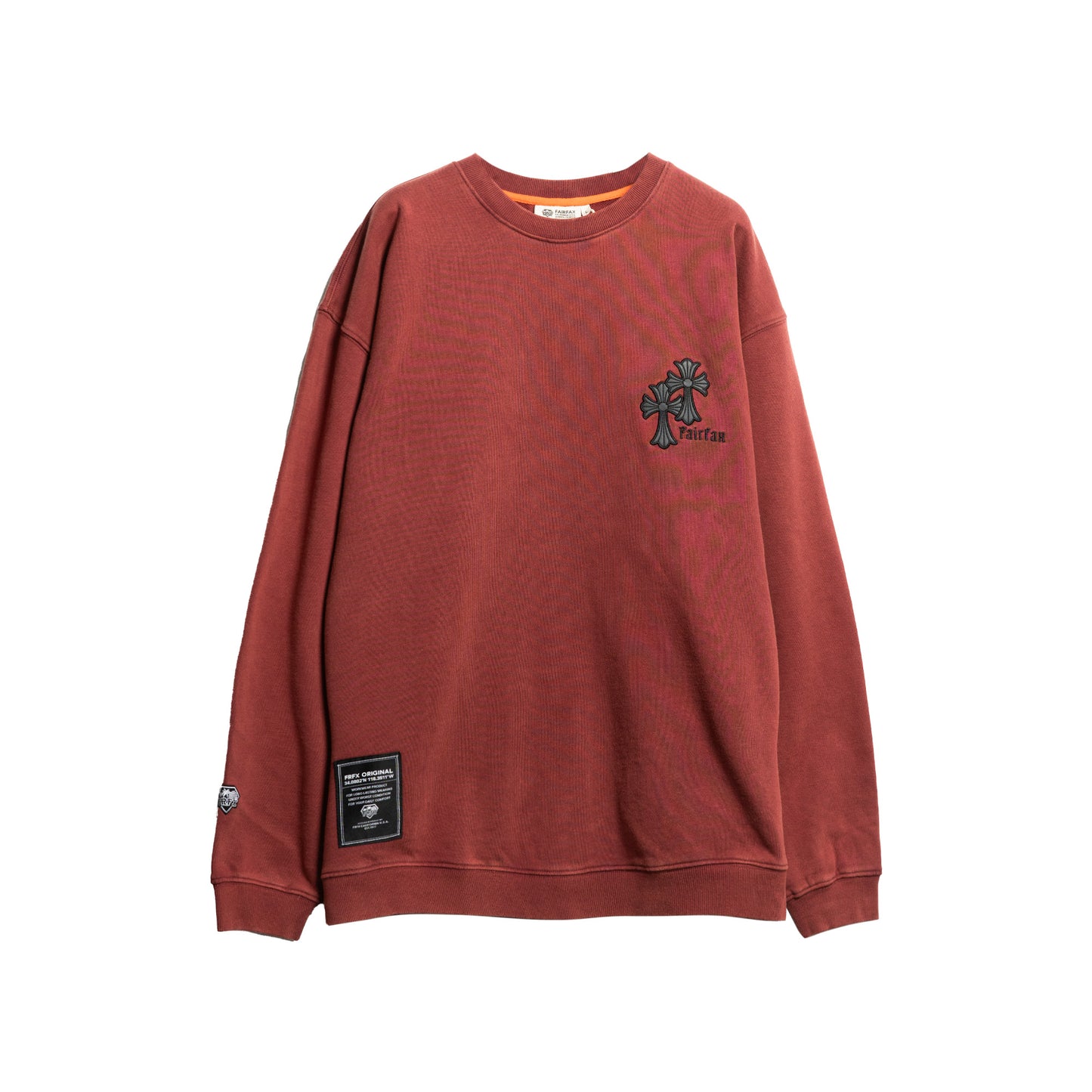 FAIRFAX DOUBLE CROSS CREWNECK