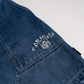WASHED DENIM WORK SHORT - FFDM10
