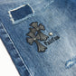 FAIRFAX DOUBLE CROSS DISTRESSED JEANS