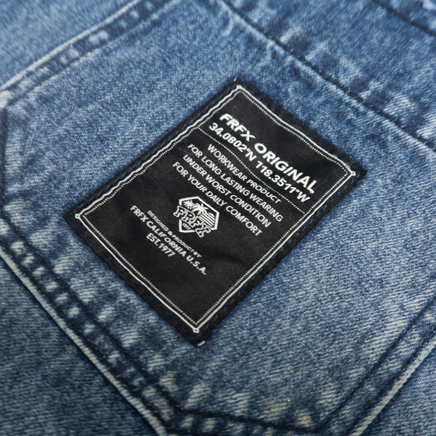 FAIRFAX DOUBLE CROSS DISTRESSED JEANS