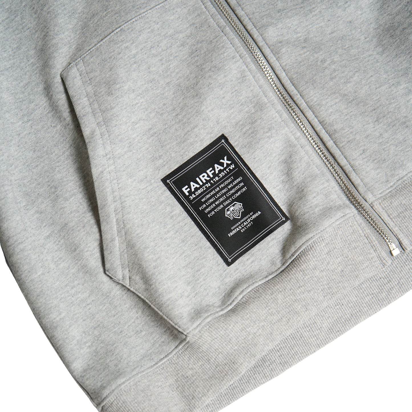 FAIRFAX PAISLEY ZIP UP HOODIES