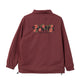 FAIRFAX ROCKER REVERSIBLE COACH JACKET BLACK/WINE