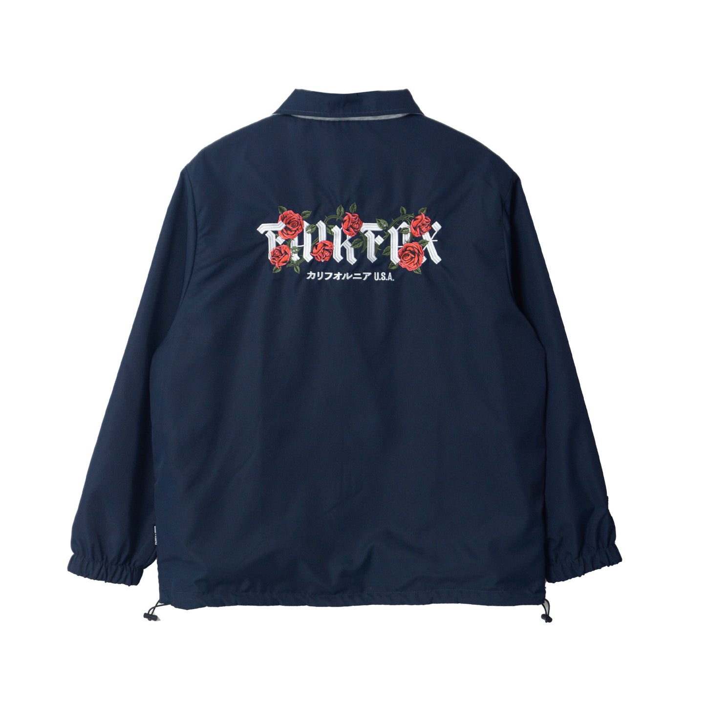 FAIRFAX ROCKER REVERSIBLE COACH JACKET WHITE/NAVY - FFJK29