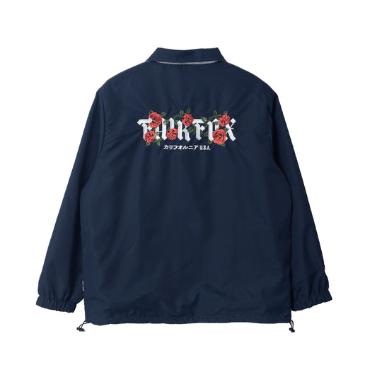 FAIRFAX ROCKER REVERSIBLE COACH JACKET WHITE/NAVY - FFJK29