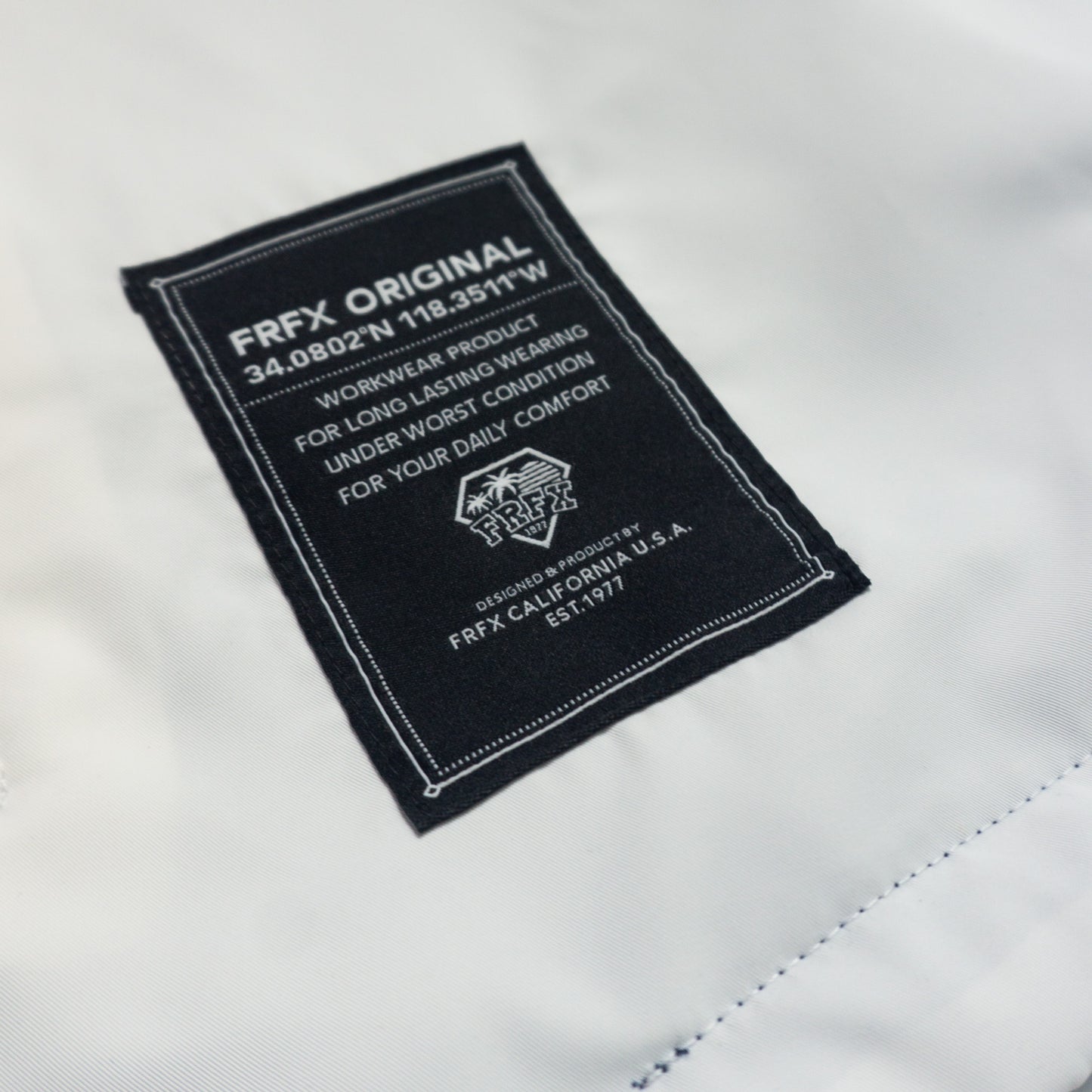 FAIRFAX ROCKER REVERSIBLE COACH JACKET WHITE/NAVY - FFJK29