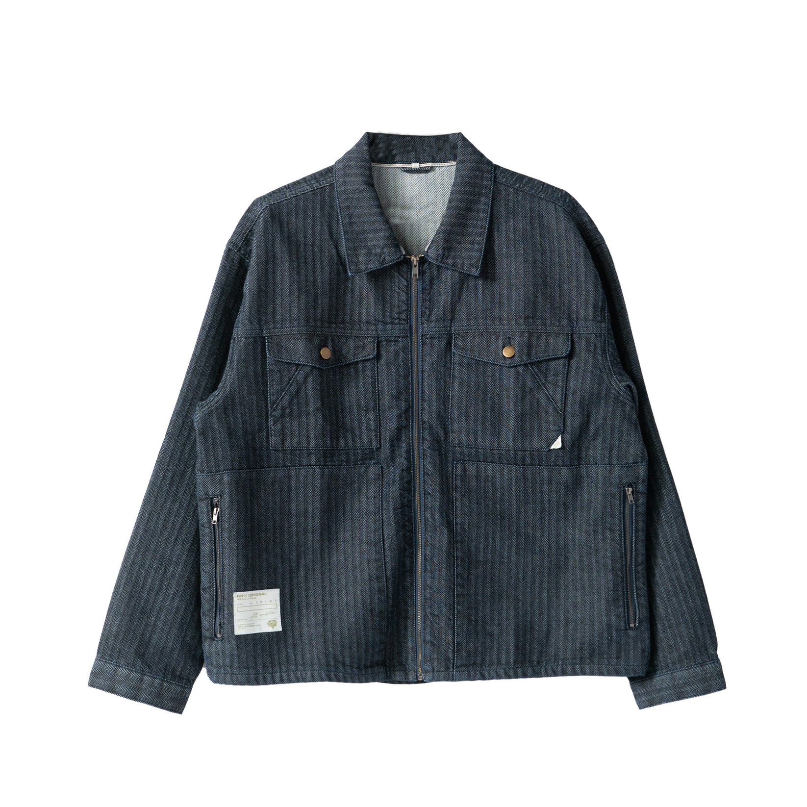 FAIRFAX AW25 - HERRINGBONE DENIM JACKET - Avenue