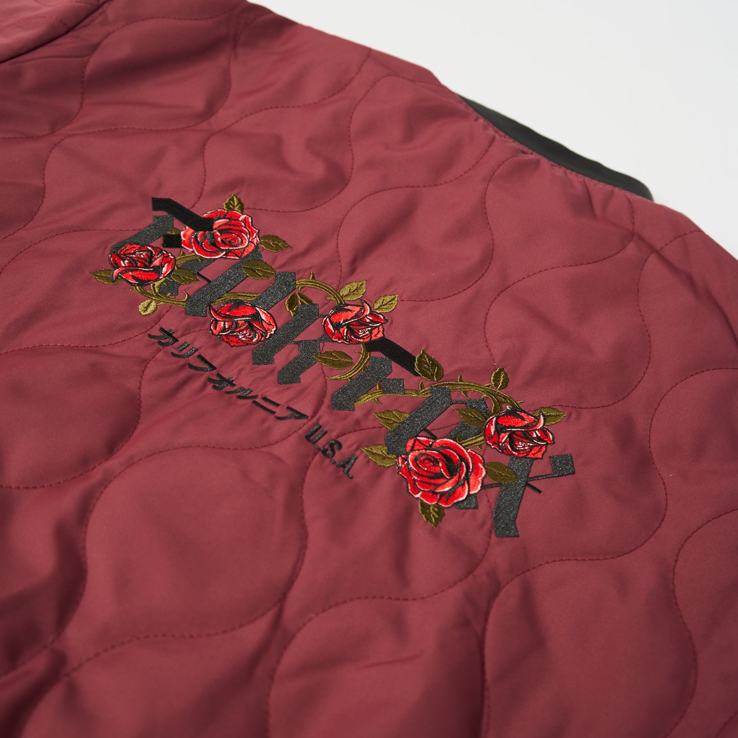 FAIRFAX DOUBLE CROSS REVERSIBLE FLIGHT JACKET - BLACK/WINE