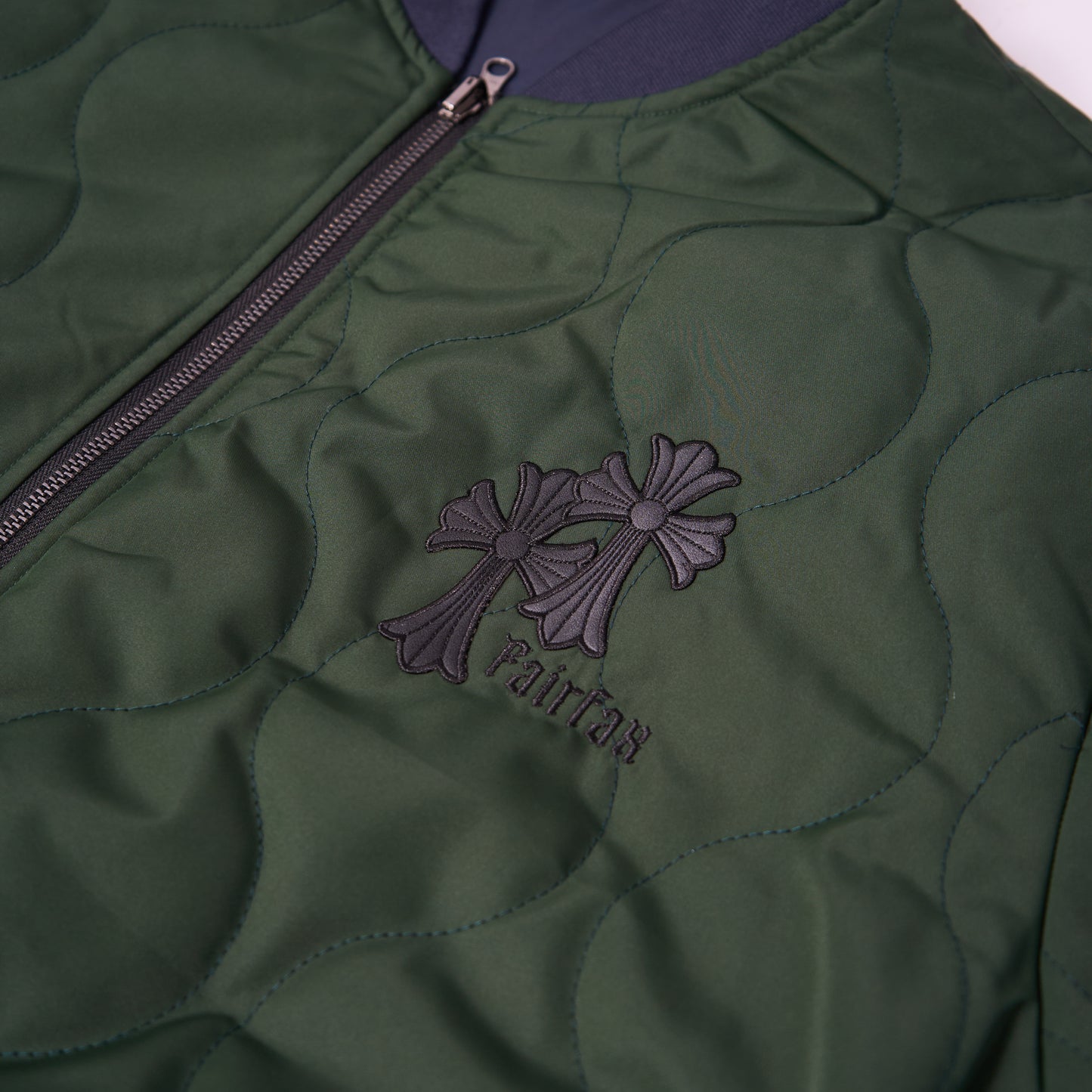 FAIRFAX DOUBLE CROSS REVERSIBLE FLIGHT JACKET - NAVY/ARMY GREEN