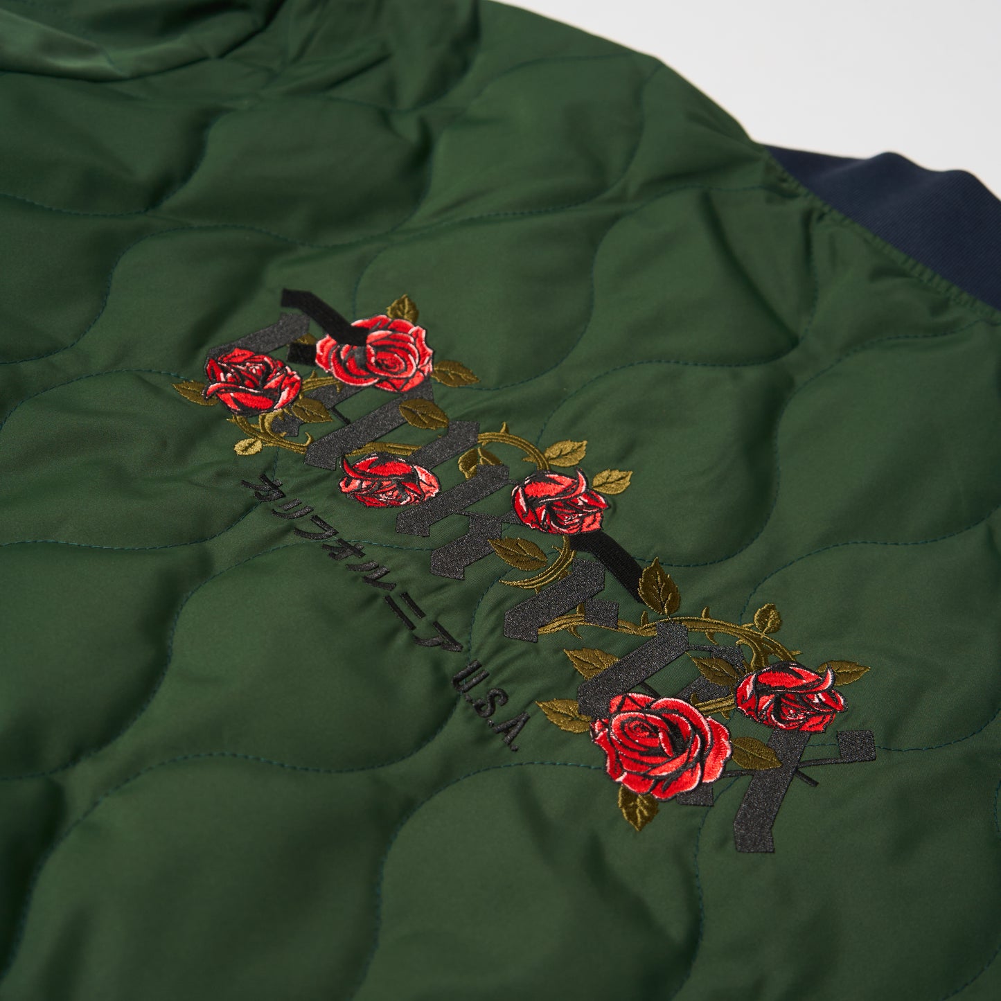 FAIRFAX DOUBLE CROSS REVERSIBLE FLIGHT JACKET - NAVY/ARMY GREEN