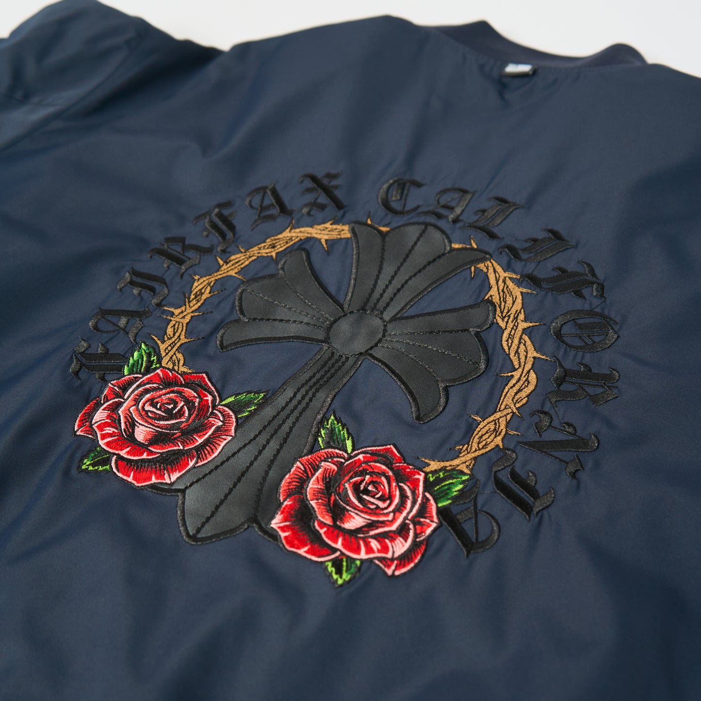 FAIRFAX DOUBLE CROSS REVERSIBLE FLIGHT JACKET - NAVY/ARMY GREEN