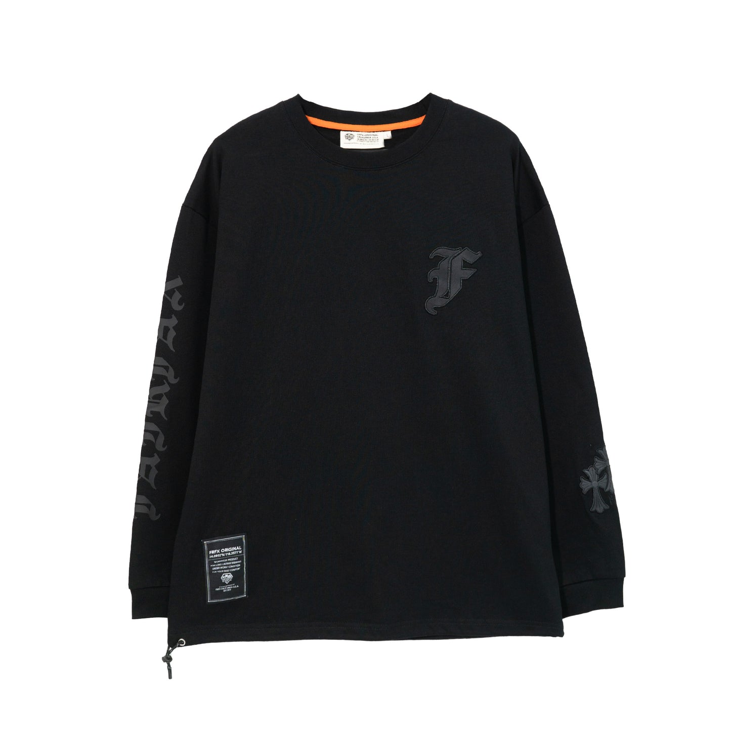 FAIRFAX ”F“ APPLIQUE L/S TEE