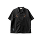 KOI OPEN COLLAR EMB. SHIRT - FFSH34