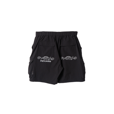 PAISLEY EMB. TEFLON CARGO SHORTS - FFST12