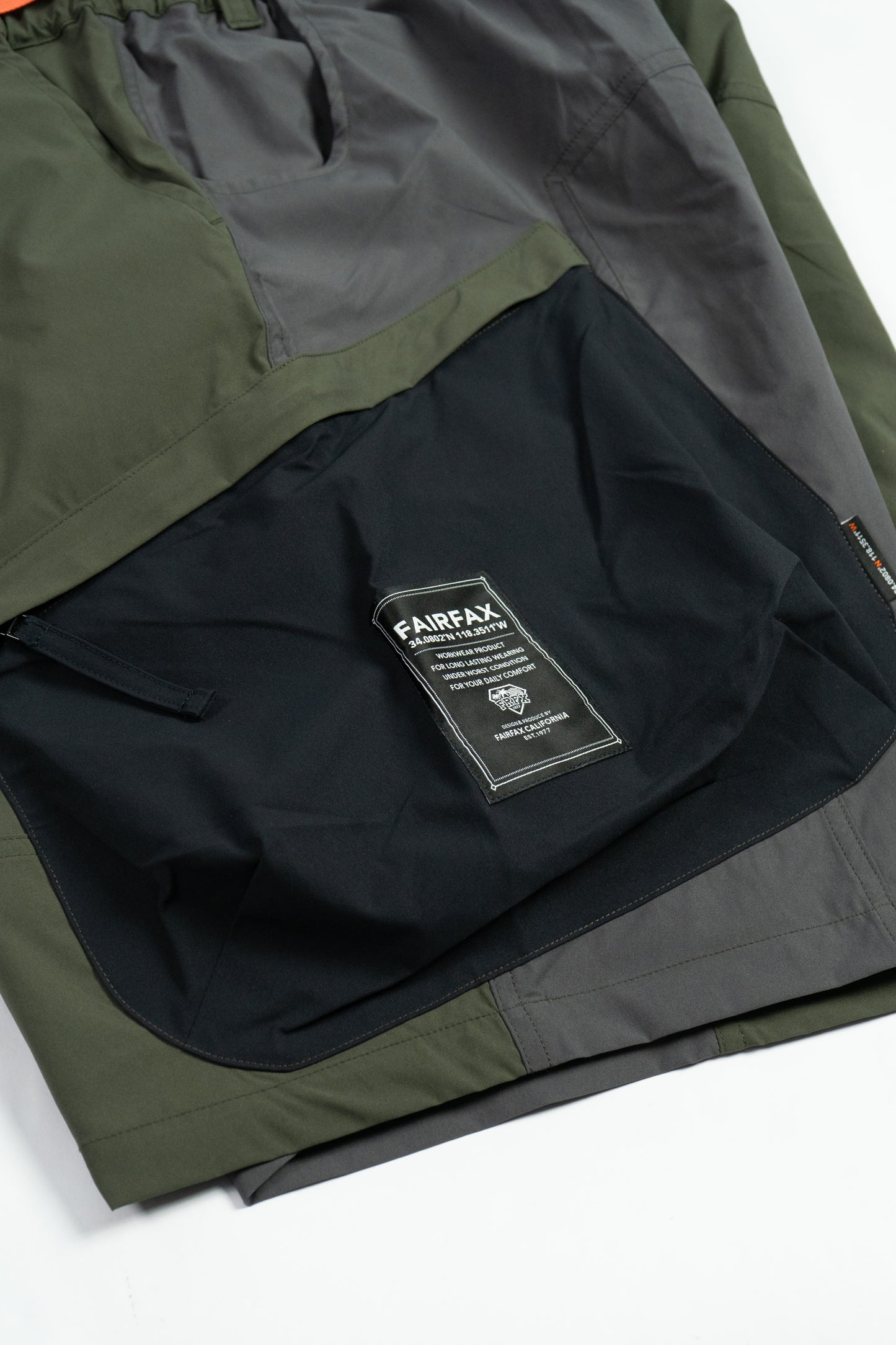 FAIRFAX TEFLON COLORBLOCK SHORTS