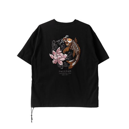 KOI LOTUS EMB. TEE - FFTE79