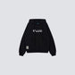 FUMBLE JAPANESE APPLIQUE HOODIES - BLACK