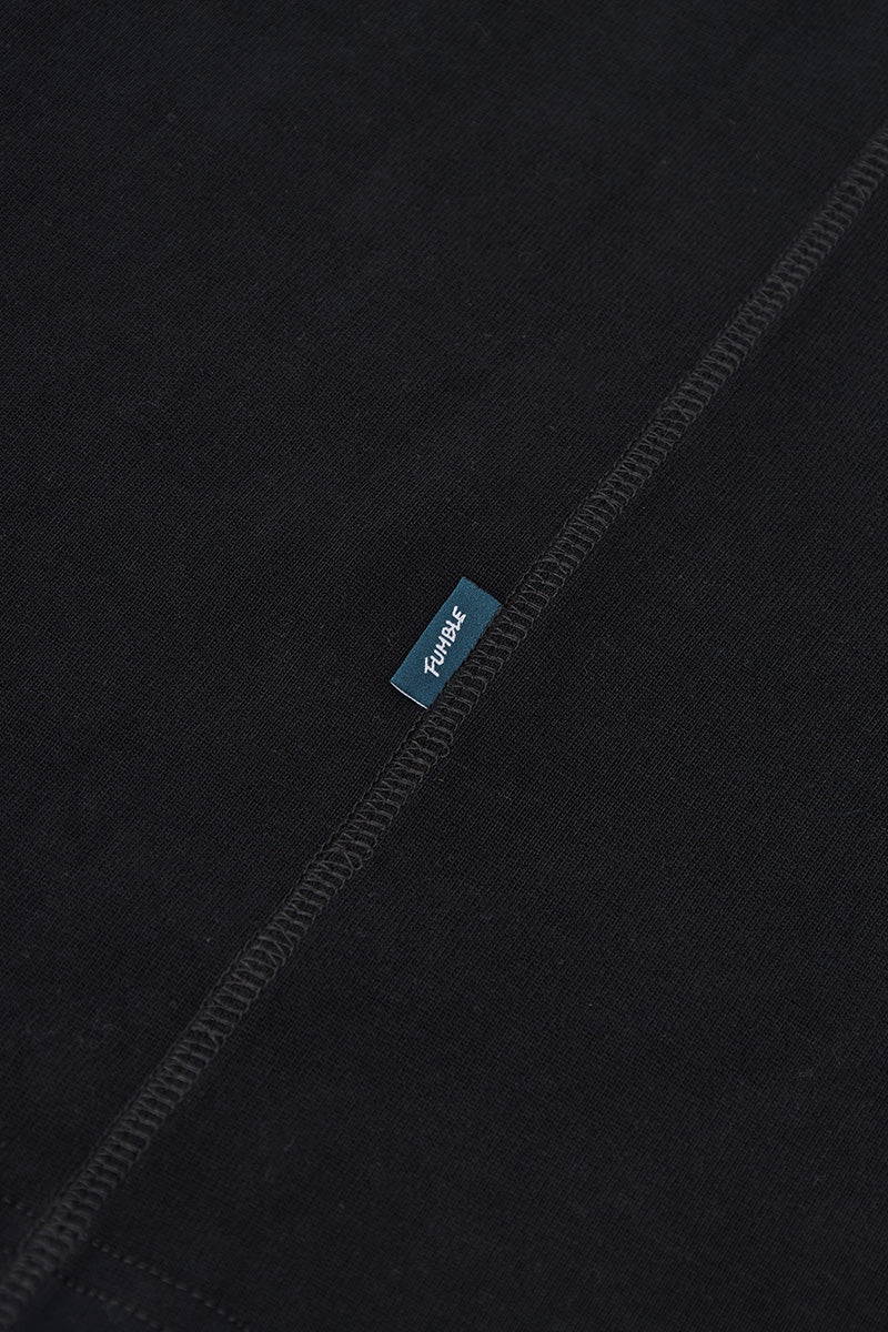 FUMBLE JP FUM LOGO LONG SLEEVE TEE - BLACK