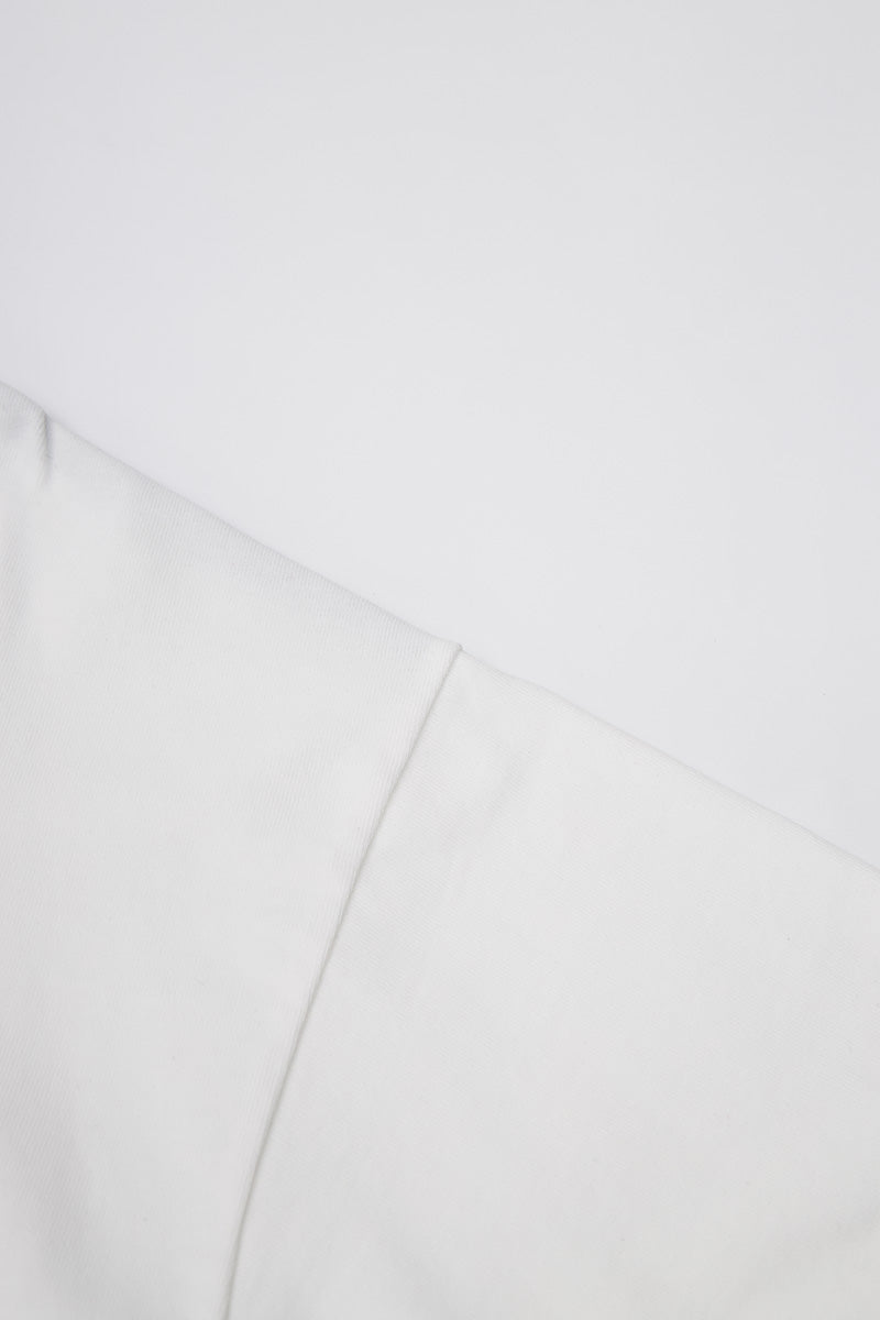 FUMBLE JP FUM LOGO LONG SLEEVE TEE - WHITE