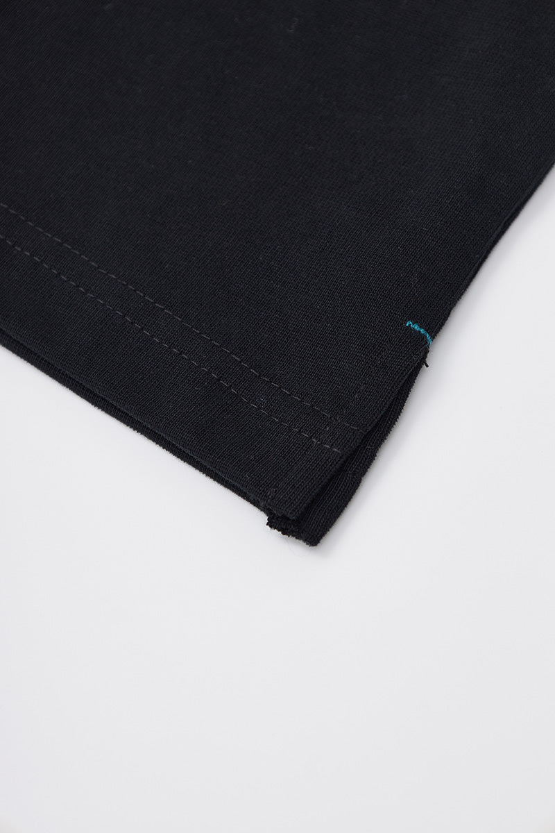 FUMBLE JP FUM LOGO LONG SLEEVE TEE - BLACK