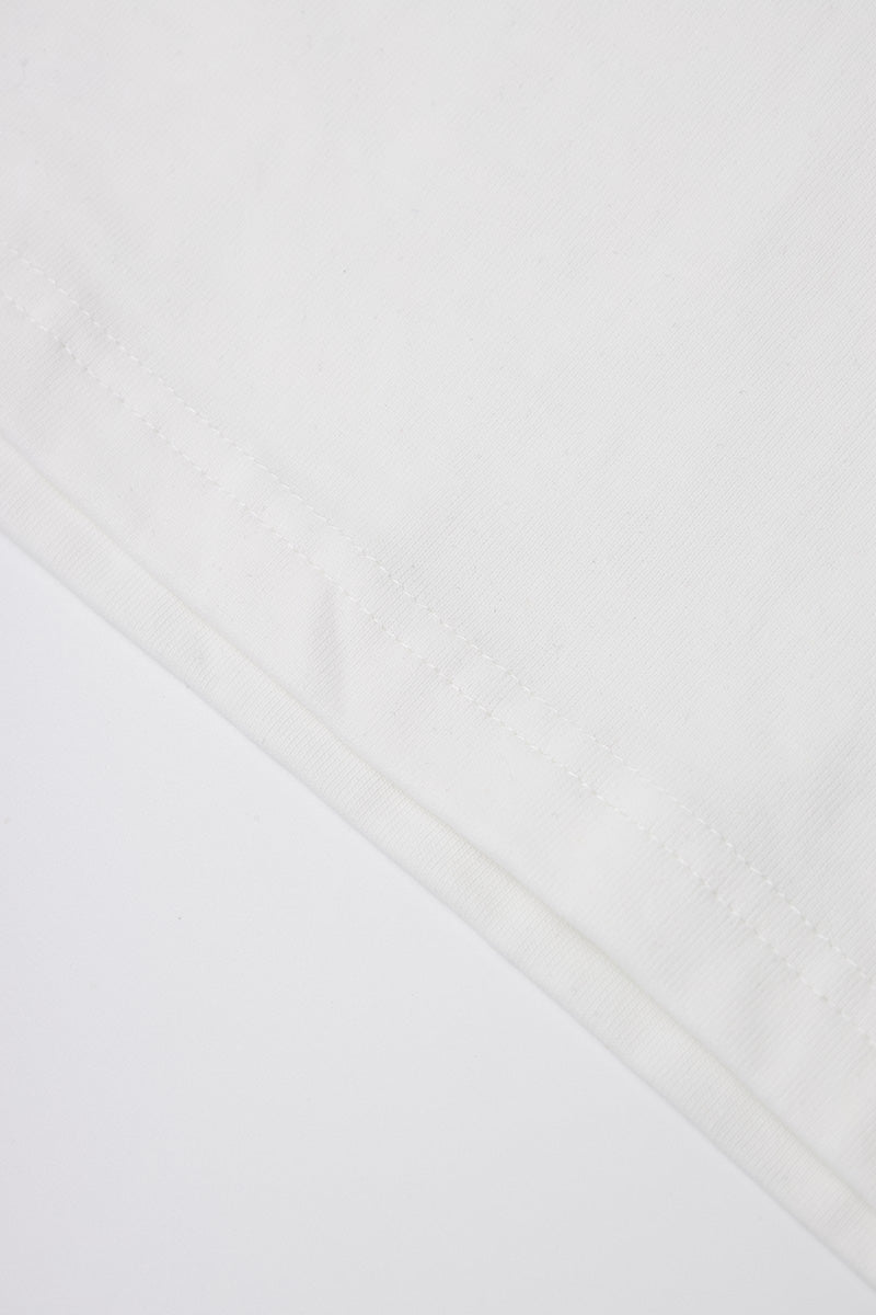 FUMBLE JP FUM LOGO LONG SLEEVE TEE - WHITE